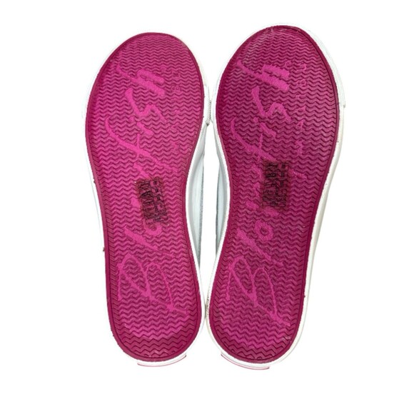 Blowfish Malibu Play Metallic Silver Slip On Sneakers Size 5 Distressed Style - Picture 6 of 7